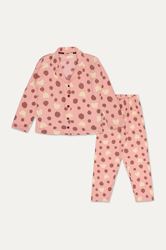 Funfair Kız Çocuk Pijama Takımı 251KC522PI Funfair Kız Çocuk Pijama Takımı 251KC522PI