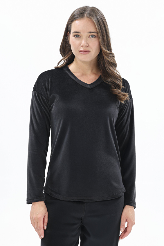 Shefame Kadın Pijama Takımı 252K7108PI Siyah Shefame Kadın Pijama Takımı 252K7108PI Siyah