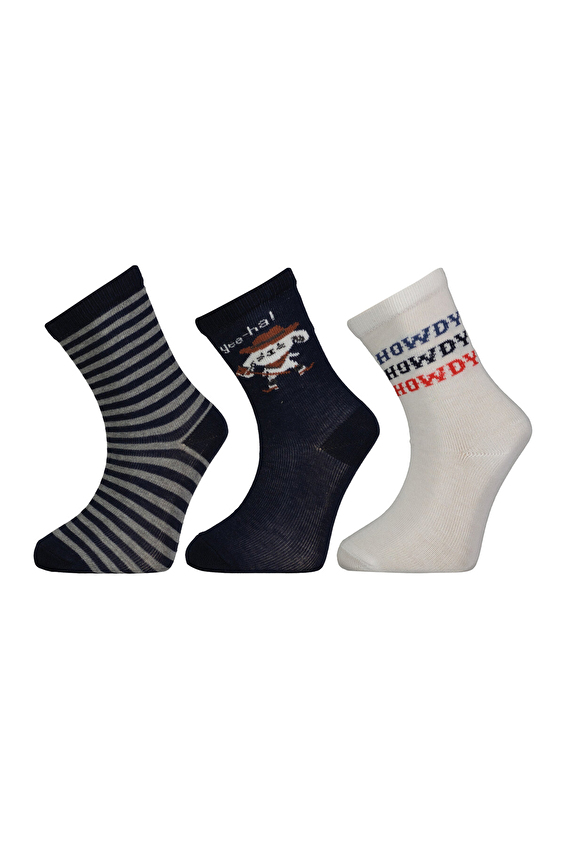 Funfair Erkek Çocuk Çorap 252EC404NC Lacivert/bordo Funfair Erkek Çocuk Çorap 252EC404NC Lacivert/bordo