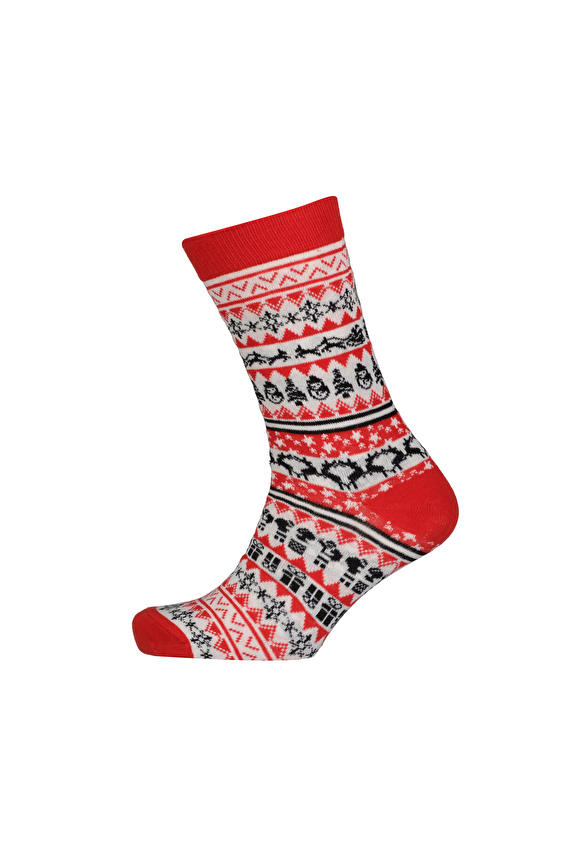 First Company Unisex Yılbaşı Çorabı 2026US10NC Renkli