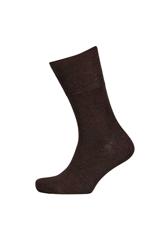Finesuits Erkek Bambu Lastiksiz Diyabet Çorabı 252E1235HU Kahverengi