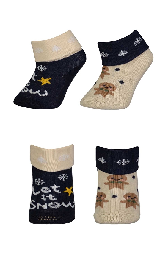 Funfair Erkek Bebek Yılbaşı Çorabı 2026EB23ST Funfair Erkek Bebek Yılbaşı Çorabı 2026EB23ST