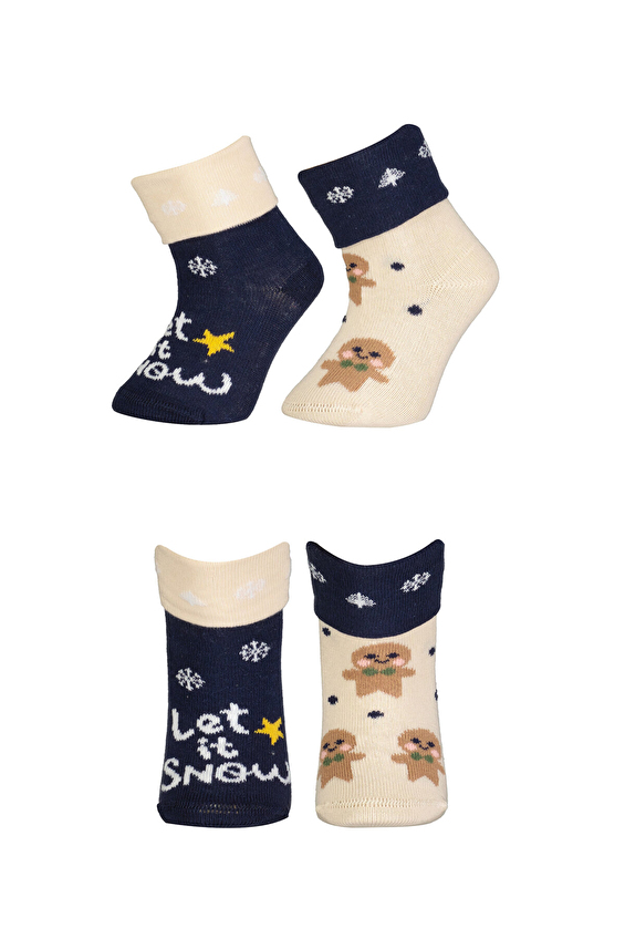 Funfair Erkek Bebek Yılbaşı Çorabı 2026EB35ST Funfair Erkek Bebek Yılbaşı Çorabı 2026EB35ST