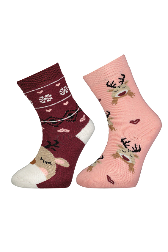 Funfair Kız Çocuk Yılbaşı Çorabı 2026KC37ST Funfair Kız Çocuk Yılbaşı Çorabı 2026KC37ST