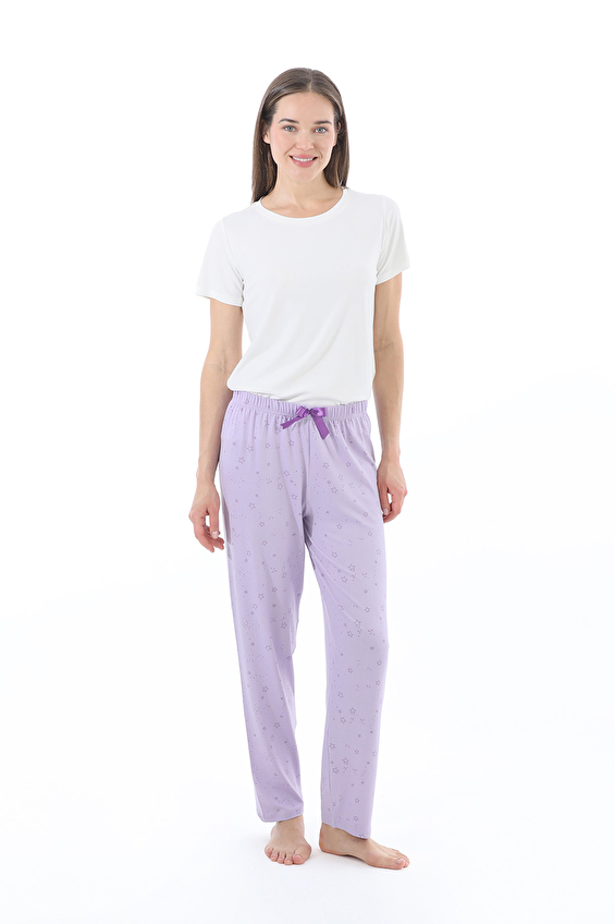 Shefame Kadın Pijama Altı 252K7146PI Lila Shefame Kadın Pijama Altı 252K7146PI Lila