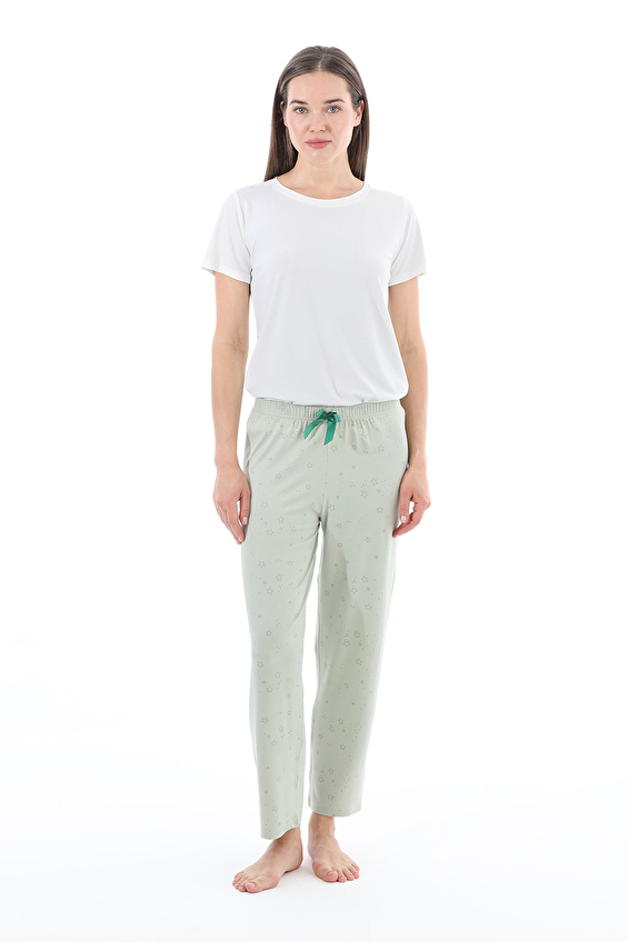 Shefame Kadın Pijama Altı 252K7147PI Fıstık yeşili Shefame Kadın Pijama Altı 252K7147PI Fıstık yeşili