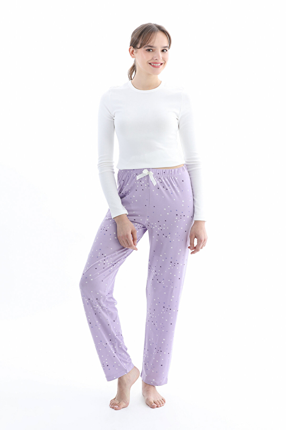 Shefame Kadın Pijama Altı 252K7159PI Lila Shefame Kadın Pijama Altı 252K7159PI Lila