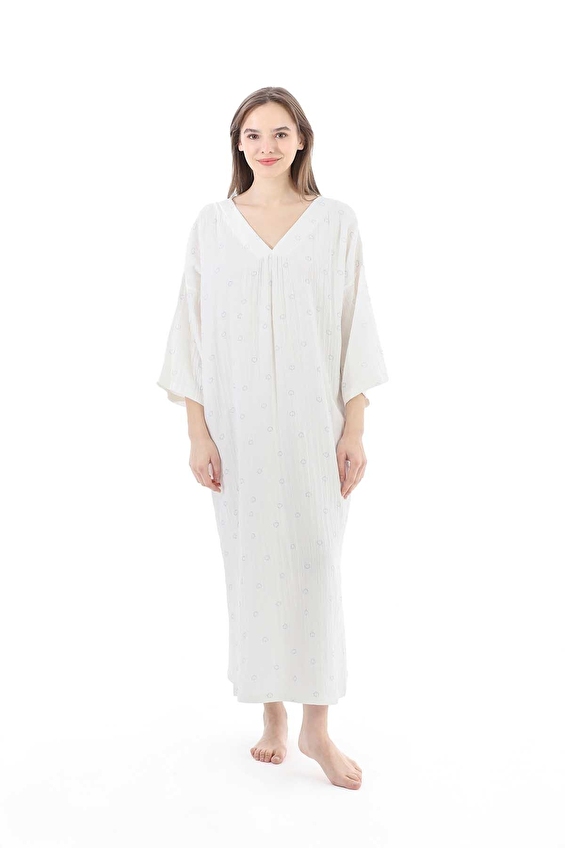 Cottons & Clouds Kadın Elbise CC7005 Beyaz Cottons & Clouds Kadın Elbise CC7005 Beyaz