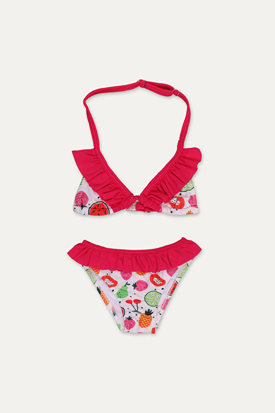 Funfair Kız Çocuk Bikini Takımı 261KC502BN Desenli