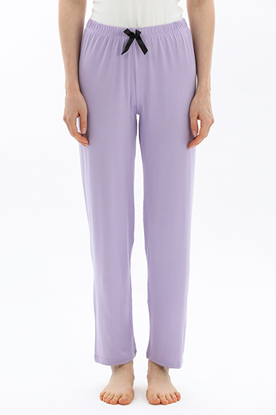 Shefame Kadın Milan Düz Pijama Altı 261K7054PI Lila Shefame Kadın Milan Düz Pijama Altı 261K7054PI Lila