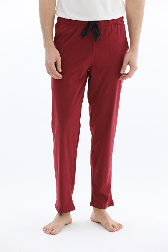 First Company Erkek Penye Düz Pijama Altı 261E6012PI Bordo First Company Erkek Penye Düz Pijama Altı 261E6012PI Bordo