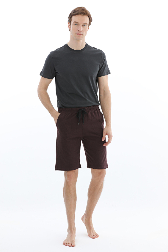 First Company Erkek Penye Düz Şort 261E6017PI Bordo First Company Erkek Penye Düz Şort 261E6017PI Bordo