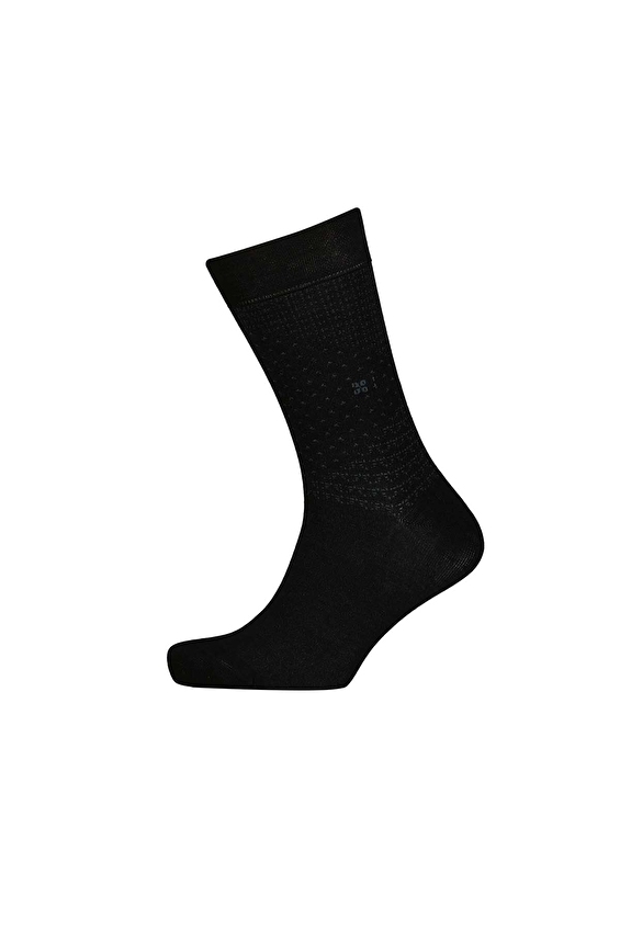 Finesuits Erkek Desenli Çorap 261E1204HU Siyah