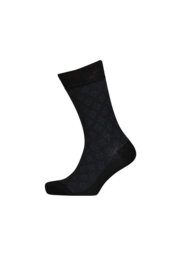 Finesuits Erkek Desenli Çorap 261E1209HU Siyah
