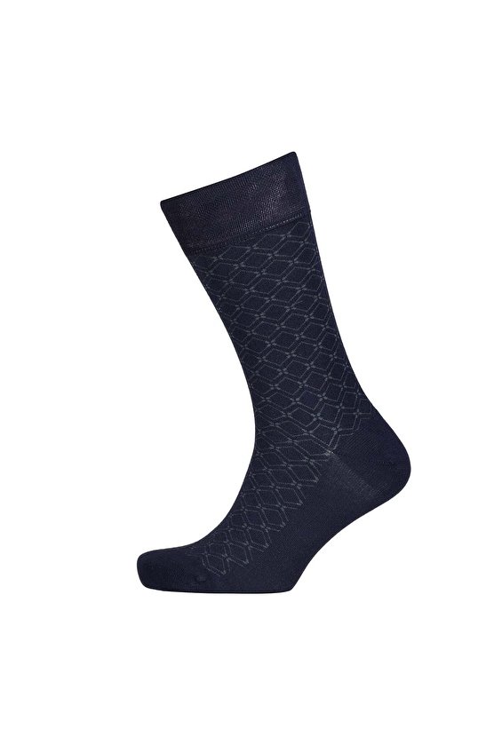 Finesuits Erkek Desenli Çorap 261E1213HU Lacivert
