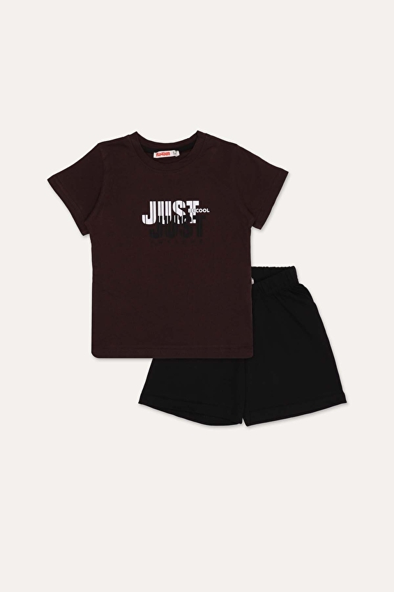Funfair Erkek Çocuk Kısa Kollu Bisiklet Yaka Baskılı Şort Takım 261K7115Pl Funfair Erkek Çocuk Kısa Kollu Bisiklet Yaka Baskılı Şort Takım 261K7115Pl