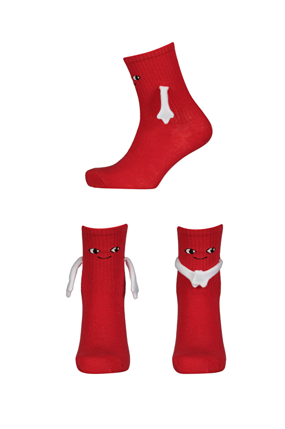 First Company Unisex Elele Tutuşan Çorap 261K1035NC Kırmızı First Company Unisex Elele Tutuşan Çorap 261K1035NC Kırmızı