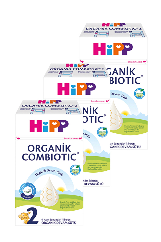 Hipp 2 Organik Combiotic Devam Sütü 3 x 600 g