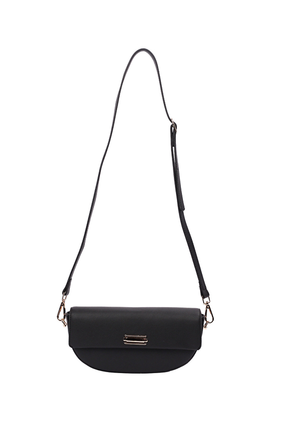 Shefame Kapaklı Kapaklı Kadın Çanta 25YSF749MB15 Siyah Shefame Kapaklı Kapaklı Kadın Çanta 25YSF749MB15 Siyah