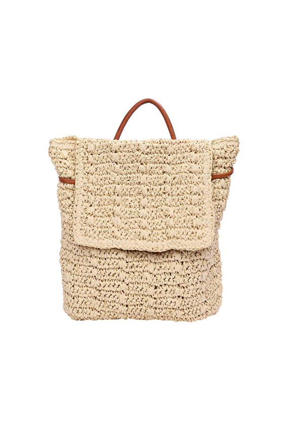 Shefame Kadın Hasır Çanta 25YSF269OY25068 Bej Shefame Kadın Hasır Çanta 25YSF269OY25068 Bej