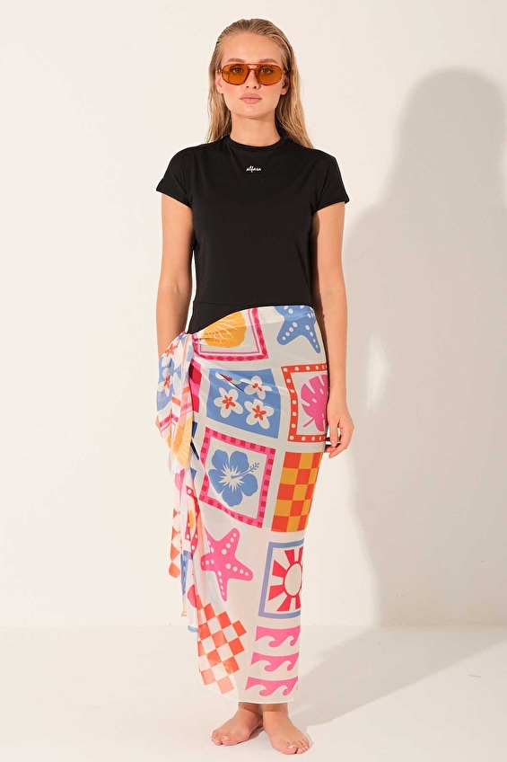 Alfasa Kadın Pareo ALF7105 PMB Pembe Alfasa Kadın Pareo ALF7105 PMB Pembe