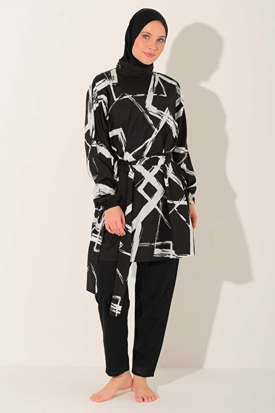 Alfasa Kadın Tesettür Mayo ALF26241 SYH Siyah Alfasa Kadın Tesettür Mayo ALF26241 SYH Siyah