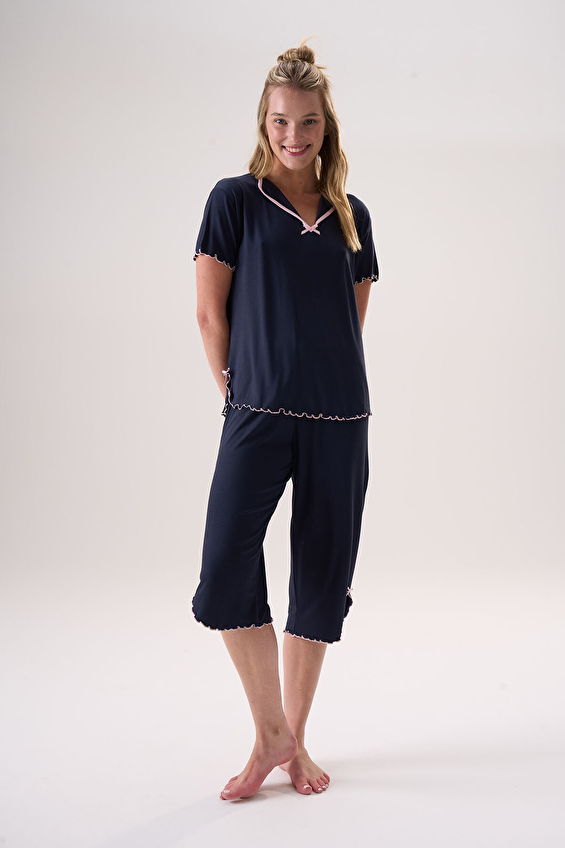 Etoile Kadın Pijama Takımı 71054 LAC Lacivert Etoile Kadın Pijama Takımı 71054 LAC Lacivert