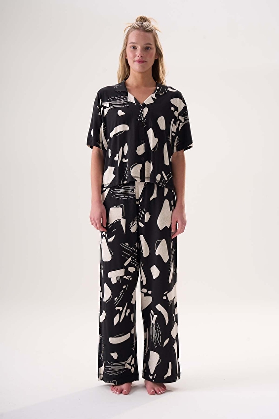 Etoile Kadın Pijama Takımı 26505E SYH Siyah Etoile Kadın Pijama Takımı 26505E SYH Siyah