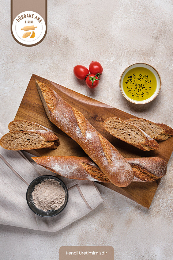 Dürdane Ana Fırını Tam Buğday Baget Ekmek 300 G