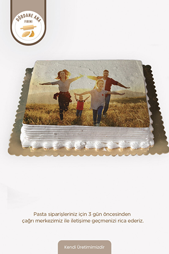 Dürdane Ana Fırını Aile Temalı Pasta 20 Kişilik
