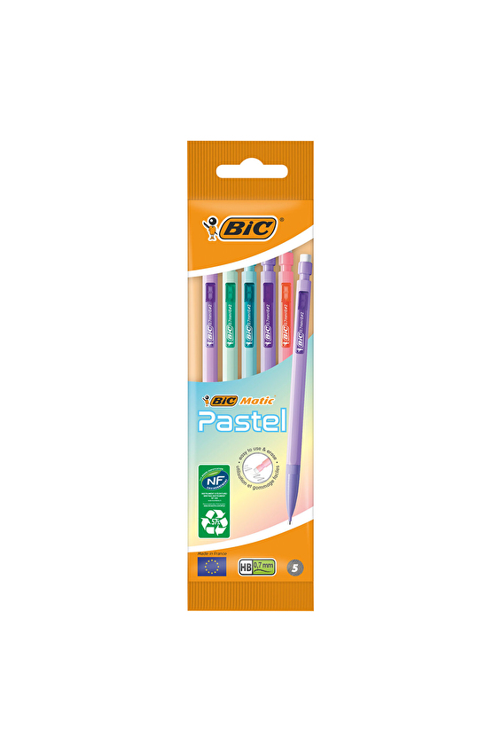 Bic Matic Pastel 0.7mm Versatil Kalem 5li Poşet Bic Matic Pastel 0.7mm Versatil Kalem 5li Poşet