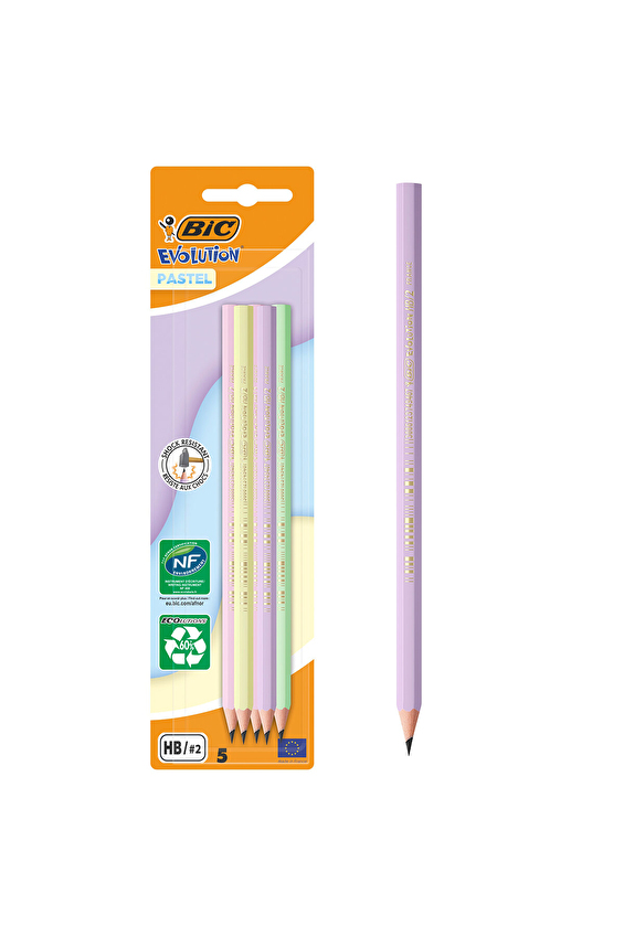 Bic Pastel Kurşun Kalem 5 Li Blister Bic Pastel Kurşun Kalem 5 Li Blister