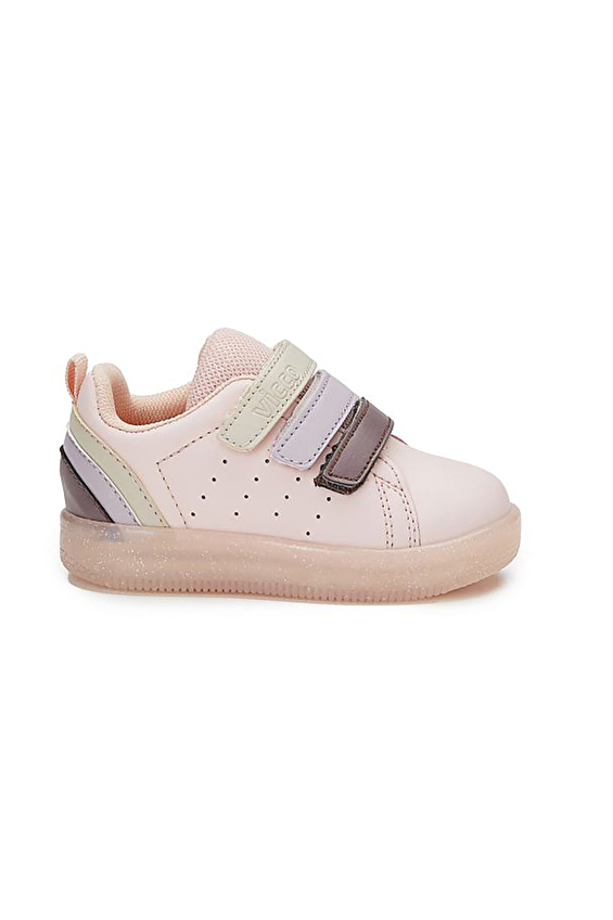 Vicco Işıklı Cırtlı Çocuk Ayakkabı SUN B Pudra