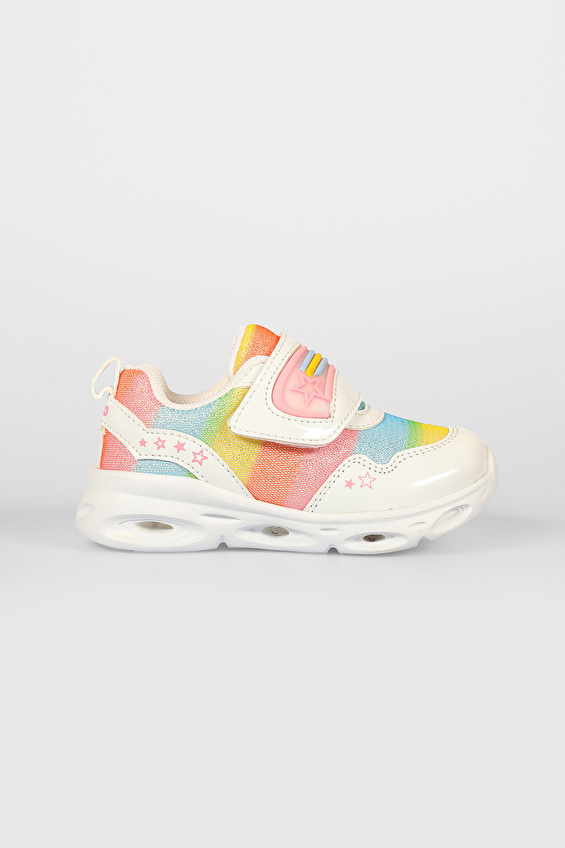 Vicco Işıklı Cırtlı Çocuk Ayakkabı KITA B Beyaz Vicco Işıklı Cırtlı Çocuk Ayakkabı KITA B Beyaz