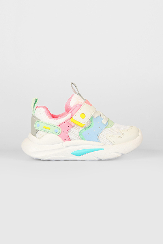 Vicco Cırtlı/Lastikli Çocuk Ayakkabı BIRDY B Beyaz Vicco Cırtlı/Lastikli Çocuk Ayakkabı BIRDY B Beyaz