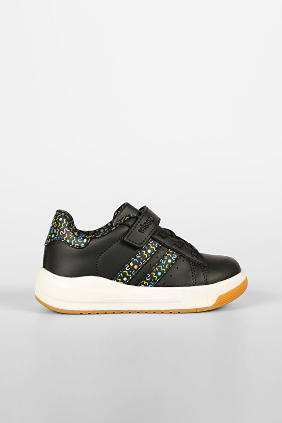 Vicco Cırtlı/Bağcıklı Işıklı Çocuk Ayakkabı PUKKY P Siyah Vicco Cırtlı/Bağcıklı Işıklı Çocuk Ayakkabı PUKKY P Siyah