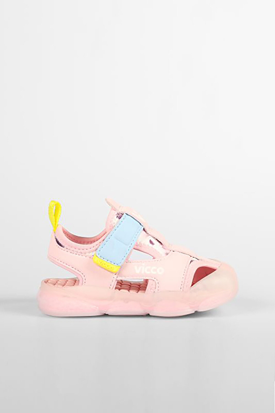 Vicco Işıklı Cırtlı Çocuk Sandalet LIVE B Pudra Vicco Işıklı Cırtlı Çocuk Sandalet LIVE B Pudra