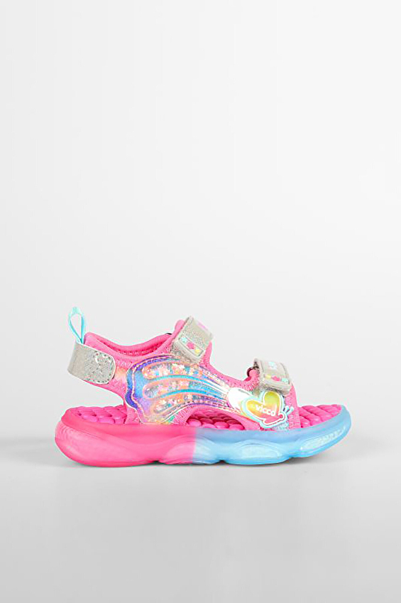 Vicco Işıklı Cırtlı Çocuk Sandalet CAN P Fuşya Vicco Işıklı Cırtlı Çocuk Sandalet CAN P Fuşya