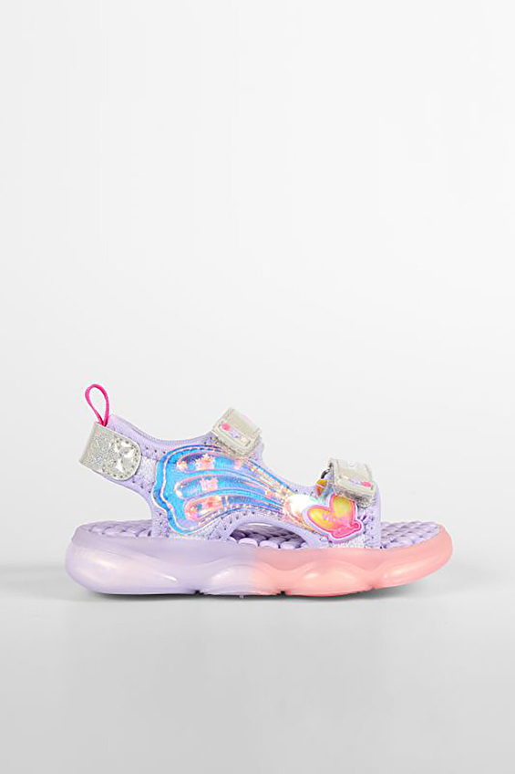 Vicco Işıklı Cırtlı Çocuk Sandalet CAN P Lila Vicco Işıklı Cırtlı Çocuk Sandalet CAN P Lila