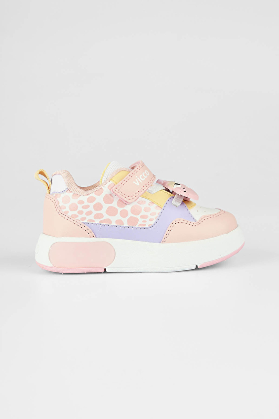 Vicco Cırtlı/Lastikli Çocuk Ayakkabı BORKA B Pudra Vicco Cırtlı/Lastikli Çocuk Ayakkabı BORKA B Pudra
