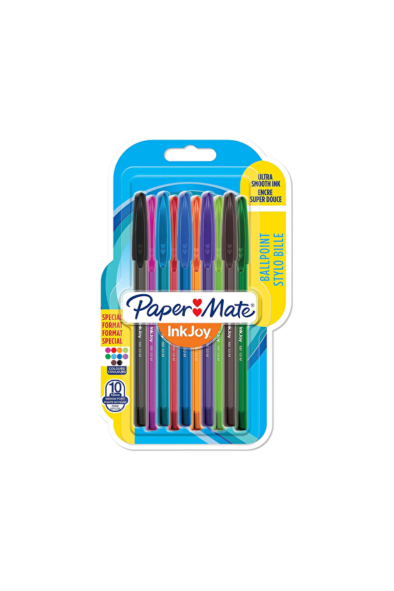 Paper Mate Inkjoy Tükenmez Kalem 1.0 Mm Ulv Kapak 10'lu Paper Mate Inkjoy Tükenmez Kalem 1.0 Mm Ulv Kapak 10'lu
