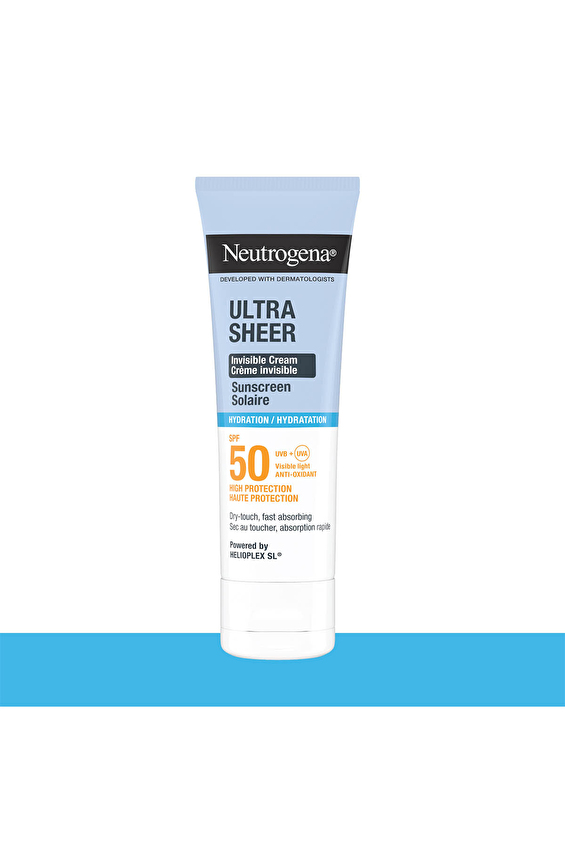 Neutrogena Ultra Sheer Hydrating Cream SPF50 Yüz Güneş Koruyucu Krem 50 ml