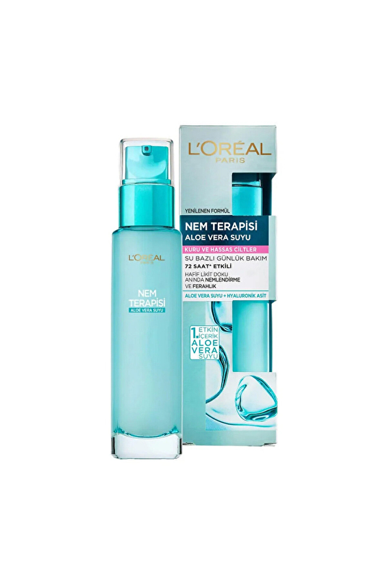 L'Oréal Paris Nem Terapisi Aloe Vera Suyu 70 ml Kuru & Hassas Ciltler İçin L'Oréal Paris Nem Terapisi Aloe Vera Suyu 70 ml Kuru & Hassas Ciltler İçin