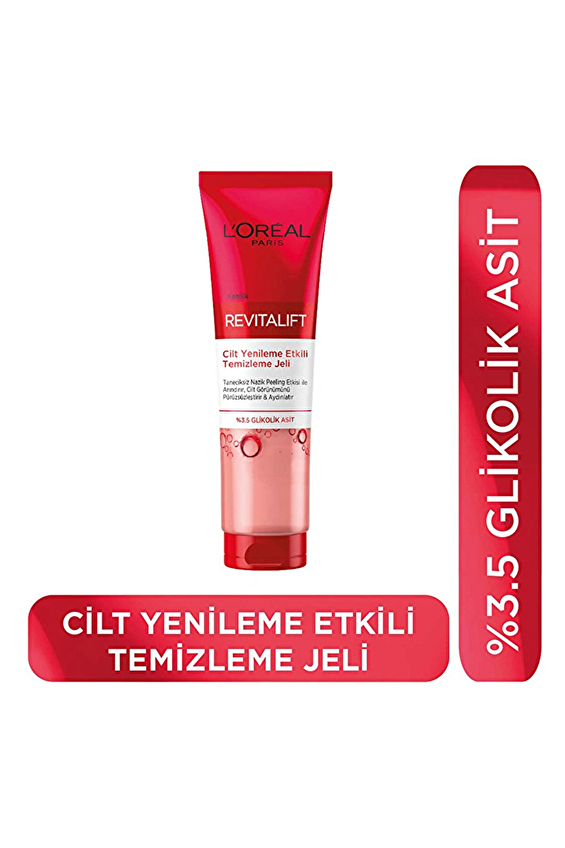 L'Oréal Paris Revitalift Cilt Yenileme Etkili Temizleme Jeli 150 ml- Glikolik Asit L'Oréal Paris Revitalift Cilt Yenileme Etkili Temizleme Jeli 150 ml- Glikolik Asit