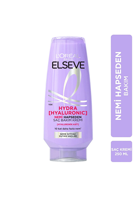 Elseve Hydra Hyaluronic Nemi Hapseden Saç Bakım Kremi 250 ml Elseve Hydra Hyaluronic Nemi Hapseden Saç Bakım Kremi 250 ml