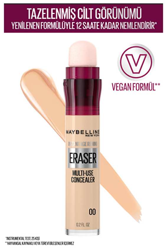 Maybelline Kapatıcı Instant Anti Age Eraser Ivory No:00 Maybelline Kapatıcı Instant Anti Age Eraser Ivory No:00