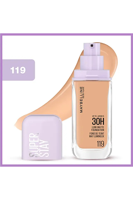 Maybelline New York Super Stay Lumi Matte Fondöten - 119 Maybelline New York Super Stay Lumi Matte Fondöten - 119