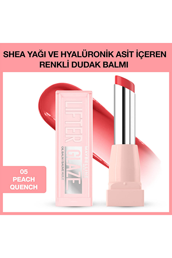Maybelline New York Lifter Glaze Renkli Dudak Balmı 05 Peach Quench Maybelline New York Lifter Glaze Renkli Dudak Balmı 05 Peach Quench