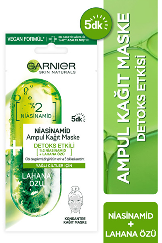 Garnier Ampul Kağıt Maske Niasinamid