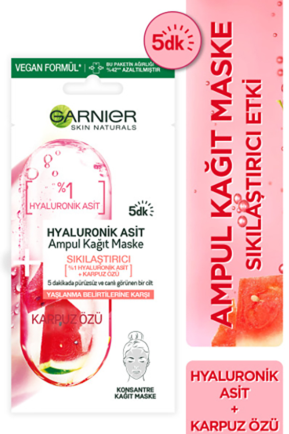 Garnier Ampul Kağıt Maske Hyaluronik Asit